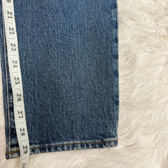 Madewell The Perfect Vintage Jean Kepler Blue Wash Size 32 NWT Classic Preppy - Picture 7 of 16